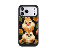 Coque Compatible avec Apple iPhone 17 Pro Max Coque de Telephone Compatible avec MagSafe Coque de Protection NIVOcore Noire Disney Tic et Tac Produit sous Licence Officielle