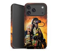 Coque Compatible avec Apple iPhone 17 Pro Max Coque renforcée Coque Antichoc Sauveteur Vocation Pompier