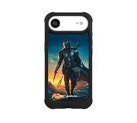 Coque Compatible avec Apple iPhone Air Coque de Telephone Antichoc NIVOmax Noire Star Wars The Mandalorian Coucher du Soleil