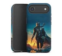 Coque Compatible avec Apple iPhone Air Coque renforcée Coque Antichoc Star Wars The Mandalorian Coucher du Soleil