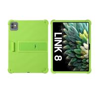Coque Compatible avec Blackview Link 8 12,7", Coque en Silicone Souple | Béquille arrière, silicone antichoc, poignée à motif ondulé, conception portable(Green)
