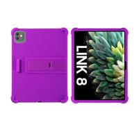 Coque Compatible avec Blackview Link 8 12,7", Coque en Silicone Souple | Béquille arrière, silicone antichoc, poignée à motif ondulé, conception portable(Purple)