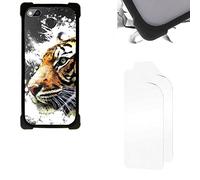 Coque Compatible avec Fairphone 3 Coque Etui Housse + Film Protecteur Fond de Panier Dur PC + Bordure Souple épaissie KB-LH