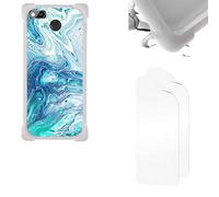 Coque Compatible avec Fairphone 3 Coque Etui Housse + Film Protecteur Fond de Panier Dur PC + Bordure Souple épaissie KB-SSW