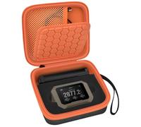 Coque compatible avec Garmin Xero C1 Pro Compact Chronographe pour Range Shooting Stoarge Support Sac pour adaptateurs de charge USB, Cube et autres accessoires (boîte uniquement) (Noir-Orange)