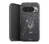 Coque Compatible avec Google Pixel 10 Pro Coque renforcée Coque Antichoc La Reine des neiges Look métallique Disney