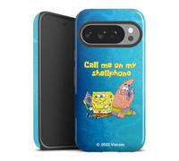 Coque Compatible avec Google Pixel 10 Pro Coque renforcée Coque Antichoc Patrick Étoile de mer Bob l'éponge Motif de série