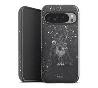 Coque Compatible avec Google Pixel 10 Pro XL Coque renforcée Coque Antichoc La Reine des neiges Look métallique Disney