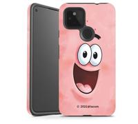 Coque Compatible avec Google Pixel 4a 5G Coque renforcée Coque Antichoc Patrick Étoile de mer Bob l'éponge Produit sous Licence Officielle