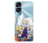 Coque compatible avec Honor 90 Lite Officielle Dragon Ball Guerriers Saiyans pour protéger votre téléphone portable Coque en silicone transparente souple sous licence officielle Dragon Ball