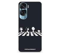 Coque compatible avec Honor 90 Lite Officielle Peanuts Personnages Beatles pour protéger votre téléphone portable Coque en silicone transparente souple sous licence officielle Snoopy