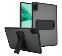 Coque compatible avec Honor Pad X8A 11" 2024, [béquille intégrée] Coque de protection hybride fine antichoc avec coque arrière transparente translucide, noir