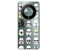 Coque compatible avec Huawei Honor Magic6 Lite Officiel Star Wars Motif Casques pour protéger votre mobile. Coque en silicone transparente souple sous licence officielle Star Wars