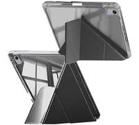 Coque Compatible avec Huawei MatePad 11.5 / Huawei MatePad Air 11,5 Pouces 2023 avec Porte-Pencil, Transparente Antichoc, Support Pliable 6 en 1, Réveil/Sommeil Auto, Noir