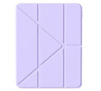 Coque Compatible avec Huawei MatePad 11.5 S 2024 Transparent Antichoc avec Porte-Stylo, Housse Coque 6 en 1 Multi-Angles en Forme de Y, Réveil/Sommeil Auto, Lilas