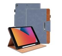 Coque Compatible avec iPad 8th Gen / 7th Gen/iPad Pro 10.5" / iPad Air 3rd Étui Housse en Cuir PU Tablette avec Fonction Réveil/Sommeil Automatique, Protection Magnétique, Porte-Stylo (Grise)