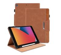 Coque Compatible avec iPad 8th Gen / 7th Gen/iPad Pro 10.5" / iPad Air 3rd Étui Housse en Cuir PU Tablette avec Fonction Réveil/Sommeil Automatique, Protection Magnétique, Porte-Stylo (Marron)