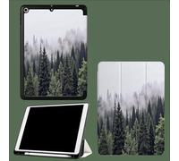 Coque Compatible avec Ipad A16 11èMe 2025 11 Pouces, Housse De Protection Ultra Fin Housse en TPU pour Ipad 11e 2025,Veille/RéVeil Automatique Forêt Dense Forêt Plantes-Vert