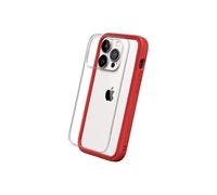 Coque Compatible avec iPhone 14 Pro Mod NX - Protection Fine Personnalisable avec Technologie d'absorption des Chocs sans BPA - Rouge