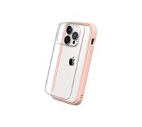 Coque Compatible avec iPhone 14 Pro Mod NX - Protection Fine Personnalisable avec Technologie d'absorption des Chocs sans BPA - Rose Poudré
