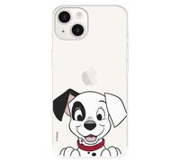 Coque compatible avec iPhone 15 Officiel Disney Puppy Smile pour protéger votre téléphone portable, coque en silicone souple transparente sous licence officielle 101 Dalmatiens