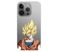 Coque compatible avec iPhone 15 Pro Max Officielle Dragon Ball Goku Super Saiyan Coque en silicone transparent souple sous licence officielle Dragon Ball