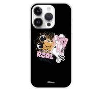 Coque compatible avec iPhone 15 Pro officielle Disney Keep It Real pour protéger votre téléphone portable Coque en silicone transparente souple sous licence officielle Disney Classic