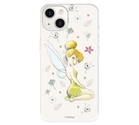 Coque compatible avec iPhone 15 Silhouette officielle Disney Fée Clochette pour protéger votre téléphone portable, coque en silicone transparente avec licence officielle Peter Pan