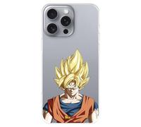 Coque compatible avec iPhone 16 Pro Max Officielle Dragon Ball Goku Super Saiyan Coque en silicone transparent souple sous licence officielle Dragon Ball