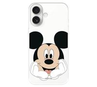 Coque compatible avec iPhone 17 officielle Disney Mickey Love pour protéger votre téléphone portable Coque en silicone transparente souple sous licence officielle Disney Classic