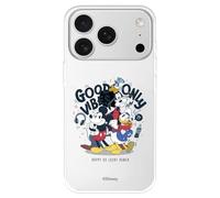 Coque compatible avec iPhone 17 Pro Max officielle Disney Good Vibes Only pour protéger votre téléphone portable Coque en silicone transparent souple sous licence officielle Disney Classic