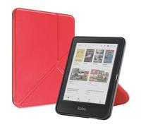 Coque Compatible avec Kobo Clara Color BW 2E 2024, Coque Hybride en TPU | Réveil/Veille auto magnétique, support double angle, aimant pour réfrigérateur(Red,Clara Colour (N367))
