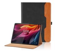 Coque Compatible avec Lenovo Tab K11 Plus/Lenovo Tab M11 Plus 11.45 Pouces Étui Cover en PU Tablette avec Poche et Porte-Stylo, Multi-Angle Flip Portefeuille Housse avec Fonction Support (Noir)