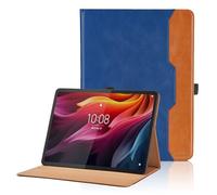 Coque Compatible avec Lenovo Tab K11 Plus/Lenovo Tab M11 Plus 11.45 Pouces Étui Cover en PU Tablette avec Poche et Porte-Stylo, Multi-Angle Flip Portefeuille Housse avec Fonction Support (Bleu)