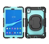 Coque Compatible avec Lenovo Tab M8 HD 8" TB-8505F/8505X/8705F 2019/2020 avec Protection d'écran, Coque de Protection intégrale Robuste avec poignée rotative en Silicone(Light Blue pc)