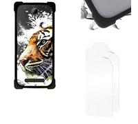 Coque Compatible avec Logicom Le Swipe Coque Etui Housse + Film Protecteur Fond de Panier Dur PC + Bordure Souple épaissie KB-LH