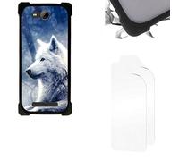 Coque Compatible avec Logicom Le Swipe Coque Etui Housse + Film Protecteur Fond de Panier Dur PC + Bordure Souple épaissie KB-Lang