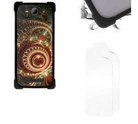 Coque Compatible avec Logicom Le Swipe Coque Etui Housse + Film Protecteur Fond de Panier Dur PC + Bordure Souple épaissie KB-XL