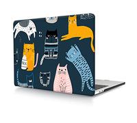 Coque Compatible avec MacBook Air 13,6 Pouces 2022 M2 Version A2681 avec Liquid Retina Display Touch ID, Étui Rigide Protecteur en Plastique, Chats Mignons