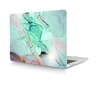 Coque Compatible avec MacBook Air 13 Pouces 2017 2016 2015 2014 2013 2012 2011 2010 Version A1466 A1369, Étui Rigide Protecteur en Plastique, Vert Marbre