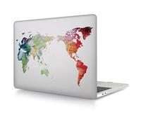 Coque Compatible avec MacBook Air 13 Pouces 2017 2016 2015 2014 2013 2012 2011 2010 Version A1466 A1369, Étui Rigide Protecteur en Plastique, Carte