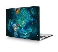 Coque Compatible avec Macbook Air 13 Pouces 2020 2019 2018 (Modèle A2337 M1/A2179/A1932), Plastique Housse Cover Étui de Rigide pour MacBook Air 13 Retina avec Touch ID, Mandala Bleu
