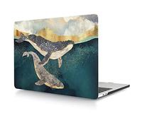 Coque Compatible avec MacBook Air 13 Pouces 2020 2019 2018 Version A2337 M1 A2179 A1932 avec Retina Display Touch ID, Étui Rigide Protecteur en Plastique, Dauphins