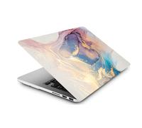 Coque Compatible avec Macbook Air 13 Pouces A1466 A1369 Version de 2017 2016 2015 2014 2013 2012 2011 2010, Housse Étui Rigide de Protection Mat en Plastique, Marbre coloré
