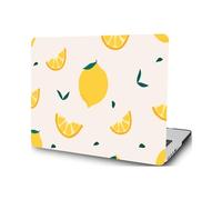 Coque Compatible avec Macbook Air 13 Pouces A2681 A3113 M2 M3 avec Liquid Retina Display et Touch ID 2022 2024, Housse Étui Rigide de Protection Mat en Plastique, Citron