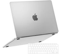 Coque Compatible Avec Macbook Air 13 Pouces M1 2020-2018 A2337 A2179 A1932, [Restaurer La Couleur Du Mac], Ultra Mince Anti-Rayures, Étui Rigide + Eu Couverture De Clavier, Transparent Mat
