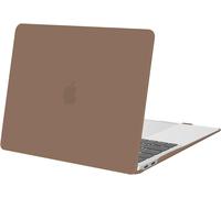 Coque Compatible avec MacBook Air 13 Pouces M1 A2337 A2179 A1932, Coque Rigide Protège Compatible avec MacBook Air 13 Pouces 2021 2020 2019 2018 Retina Display Touch ID, Brun Caramel