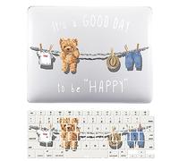 Coque Compatible avec Macbook Air 13 Pouces Modèle A2681 M2 2022 avec Liquid Retina Display Touch ID, Plastique Case Rigide Housse Étui & Protection Clavier, Dessin animé