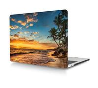 Coque Compatible avec MacBook Pro 13 Pouces 2012 2011 2010 2009 2008 Ancienne Version A1278 avec CD-ROM, Étui Rigide Protecteur en Plastique, Coucher de Soleil