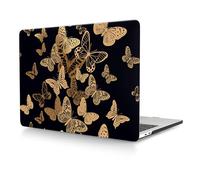 Coque Compatible avec Macbook Pro 13 Pouces Modèle A2338 M1 A2289 A2251 A2159 A1989 A1708 A1706 2020 2019 2018 2017 2016, Plastique Case Rigide Housse Étui, Papillon